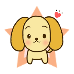 [LINEスタンプ] 犬のミルクちゃん