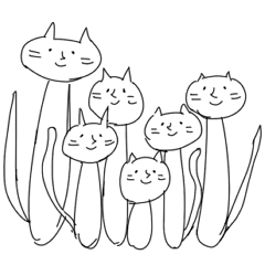 [LINEスタンプ] 猫だから許す