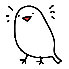 [LINEスタンプ] 毎日白文鳥