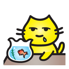 [LINEスタンプ] 黄色い猫のとむくん