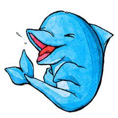 [LINEスタンプ] Lovely Dolphin