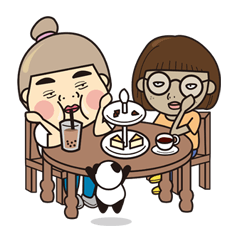 [LINEスタンプ] My sisters' daily life