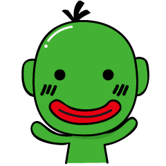 [LINEスタンプ] Green bang bang