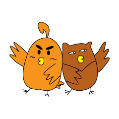 [LINEスタンプ] The strange bird