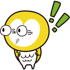 [LINEスタンプ] 幸福の黄色いフクロウ
