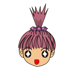 [LINEスタンプ] A little cute girl