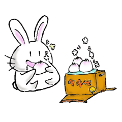 [LINEスタンプ] うさぎと愉快なウサギ達