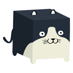 [LINEスタンプ] CUBIC PET - 猫