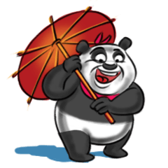 [LINEスタンプ] Panda bear