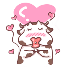 [LINEスタンプ] cow Fertilizer