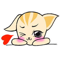 [LINEスタンプ] 困り眉の猫（喜怒哀楽☆）