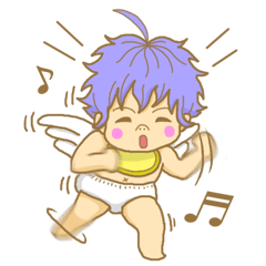 [LINEスタンプ] 私の天使ちゃん