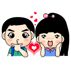 [LINEスタンプ] Momo ＆ Memi