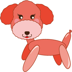 [LINEスタンプ] Poodle mei mei