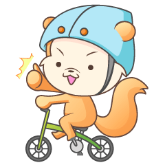 [LINEスタンプ] bitty boy - Love bike