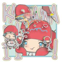 [LINEスタンプ] kawawawaii！