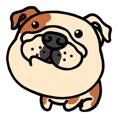 [LINEスタンプ] Joy's English Bulldog World