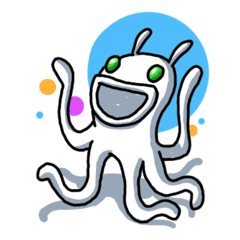 [LINEスタンプ] Choochai the Octopus