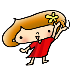 [LINEスタンプ] マロンヘアーのくりこちゃん