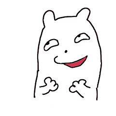 [LINEスタンプ] ほんわか白犬