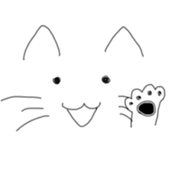 [LINEスタンプ] ネコガオ