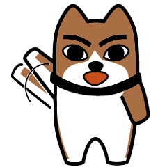 [LINEスタンプ] 喋る柴犬「ダク（♀）」