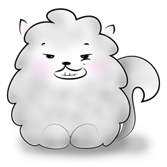 [LINEスタンプ] Cloudie: The Fluffy Cloud Cat