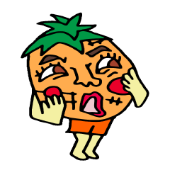 [LINEスタンプ] パインちゃん