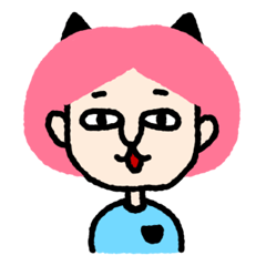 [LINEスタンプ] ボルドーのネコさん