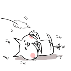 [LINEスタンプ] ぽよぽよにゃんこ