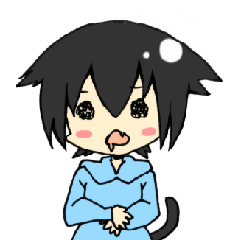 [LINEスタンプ] 黒猫系女子