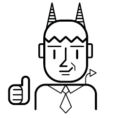 [LINEスタンプ] DEVIL OFFICE BOY