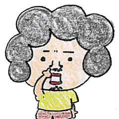 [LINEスタンプ] アフロちゃんず