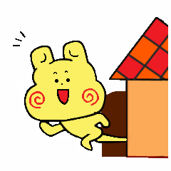 [LINEスタンプ] みみのみじかいうさぎ