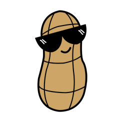 [LINEスタンプ] I'm Not a Nut