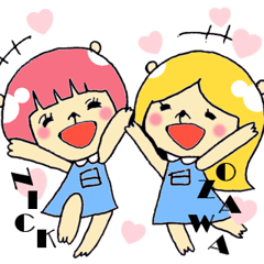 [LINEスタンプ] ニックとオザワ友達スタンプ