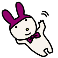 [LINEスタンプ] ごろごろうさぴょん