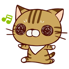 [LINEスタンプ] ゆるいとらねこさん