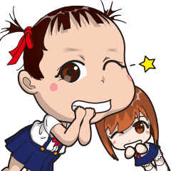 [LINEスタンプ] コッコちゃんとお人形ちゃん