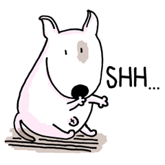 [LINEスタンプ] Arron the Bull Terrier