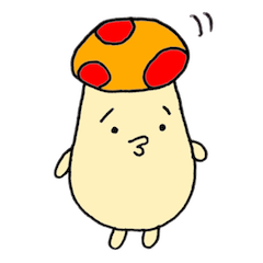 [LINEスタンプ] らくがきのこ