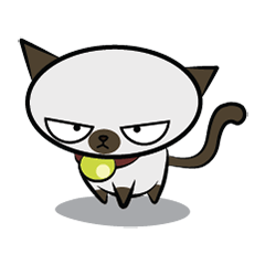 [LINEスタンプ] Vichian the cat (English)