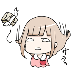 [LINEスタンプ] お金で解決☆守銭奴ちゃん