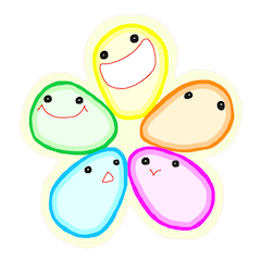 [LINEスタンプ] カラフルゼリー