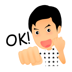 [LINEスタンプ] Ino - The Boy with Unique Eyebrows