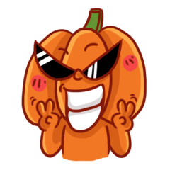 [LINEスタンプ] Pumpkinman's expression