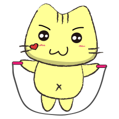 [LINEスタンプ] きいろ子猫