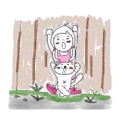 [LINEスタンプ] らくがき子のゆるゆるお絵かきスタンプ。