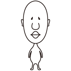 [LINEスタンプ] Nose Lip Man