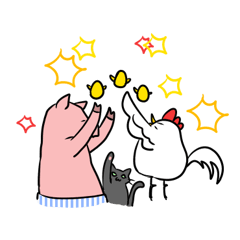 [LINEスタンプ] デブタと仲間たち